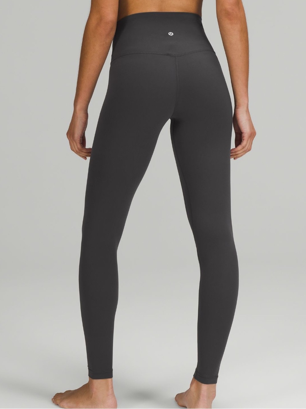 Lululemon align high raise leggings pant in 25” graphite grey size 4